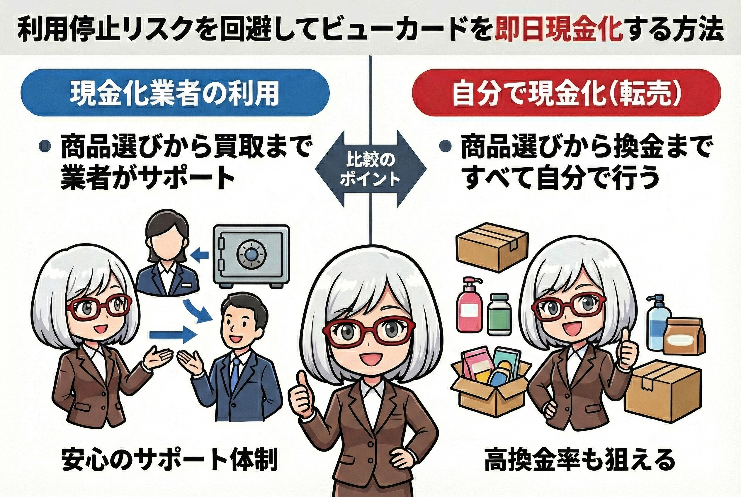 ビューカード現金化2つの方法