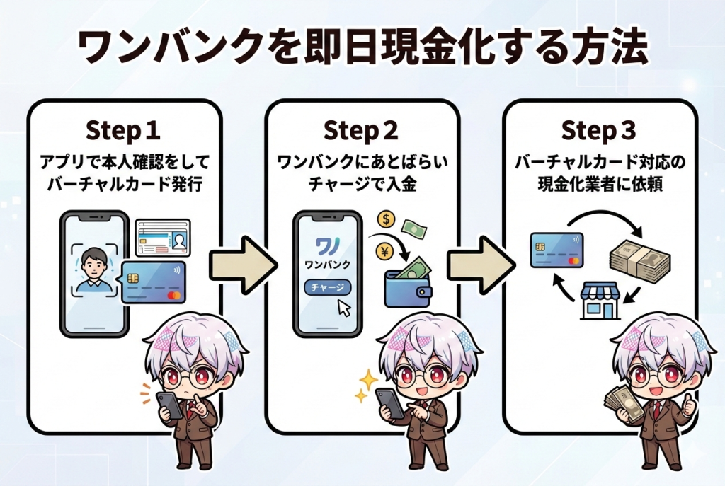 GG_ワンバンク現金化の手順